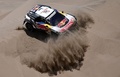ダカールラリー第4ステージに臨むプジョーのセバスチャン・ローブ（2018年1月9日撮影）。(c)AFP/FRANCK FIFE
