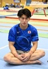 都内で練習後に取材に臨む体操男子の橋本大輝（2024年6月21日撮影）。(c)Kazuhiro NOGI / AFP