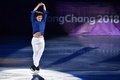 平昌冬季五輪、フィギュアスケートのエキシビションに臨む宇野昌磨（2018年2月25日撮影）。(c)AFP/Mladen ANTONOV