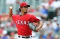 14MLB、テキサス・レンジャーズ（Texas Rangers）対ミネソタ・ツインズ（Minnesota Twins）。先発登板するダルビッシュ有（Yu Darvish、2014年6月28日撮影）。(c)AFP/Getty Images/Rick Yeatts