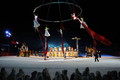 アルペンスキー世界選手権2009（2009 FIS Alpine World Ski Championships）の開会式が2日、フランスのバルディゼール（Val d&apos;Isere）で行われた。競技は3日の女子スーパー大回転から始まる。（2009年2月2日撮影）(c)AFP/OLIVIER MORIN