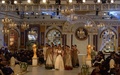 パキスタン北部の都市ラホール（Lahore）で開催された「パンテーン・ブライダル・クチュール・ウィーク（Pantene Bridal Couture Week）で発表された「Ammar Shahid」の新作コレクション(2013年11月29日撮影）(c)AFP/Arif ALI