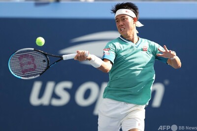 錦織がフルセットで勝利 3回戦はジョコビッチと 全米OP 写真5枚 国際