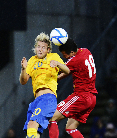 スウェーデンが中国に勝利、サッカー国際親善試合