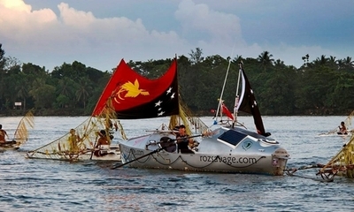 手こぎボートでインド洋横断の英女性、浄水装置故障で断念