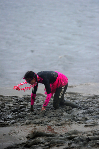 洗濯が大変そうです、「モルドン泥んこレース」 英国