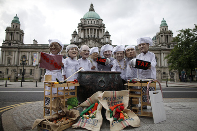 G8サミットにあわせ抗議団体も北アイルランド入り