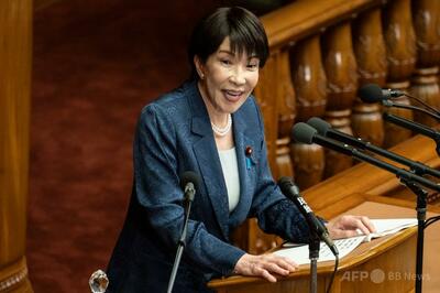 高市首相、中国は「重要な隣国」 所信表明演説