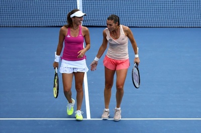 ヒンギスが女子複で4強入り、全米オープン