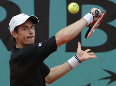 マレーが初の準々決勝進出、全仏オープン