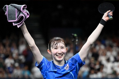 早田ひなが4強入り 平野と張本は敗退 パリ五輪卓球