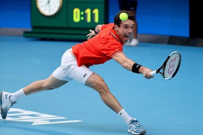 ナダル欠場のスペインが豪下す、ロシアも白星発進 ATPカップ