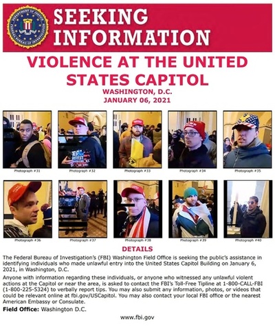 米司法省、議会襲撃で15人訴追 強化火炎瓶や銃所持