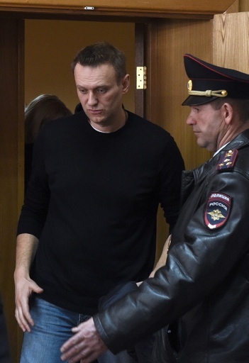 ロシア反汚職デモ、野党指導者を15日間拘留