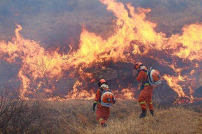 中国気象局、森林火災の恐れ高まり「赤色」警報発表 北京市北部など乾燥続く
