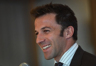 デル・ピエロがインド新リーグ参戦、親善大使にも就任