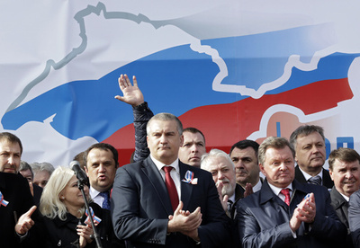 ロシアによる併合から1年、クリミアで祝賀行事 欧米は改めて反発