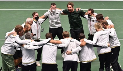 ドイツがデ杯4強入り、2勝1敗で英国を下す