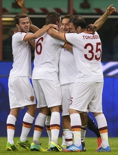 ローマが開幕7連勝！トッティの活躍でインテルを撃破