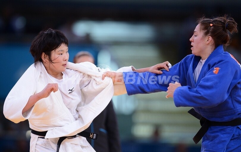 緒方が2回戦で敗退、柔道女子78キロ級