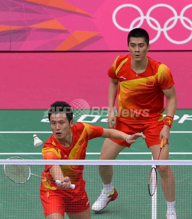 中国ペアがバドミントン男子ダブルスで金メダル