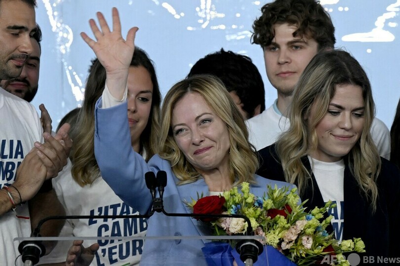 メローニ伊首相、欧州議会選に出馬表明 党の得票増狙いか