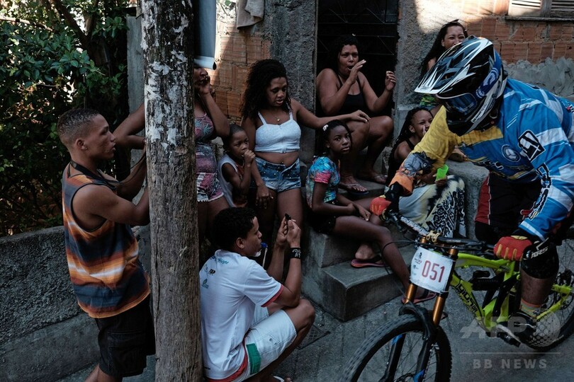 リオの貧困地区がマウンテンバイクのサーキットに