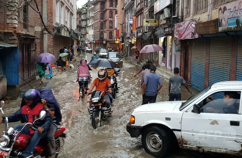 モンスーンの豪雨災害で25人死亡、ネパール