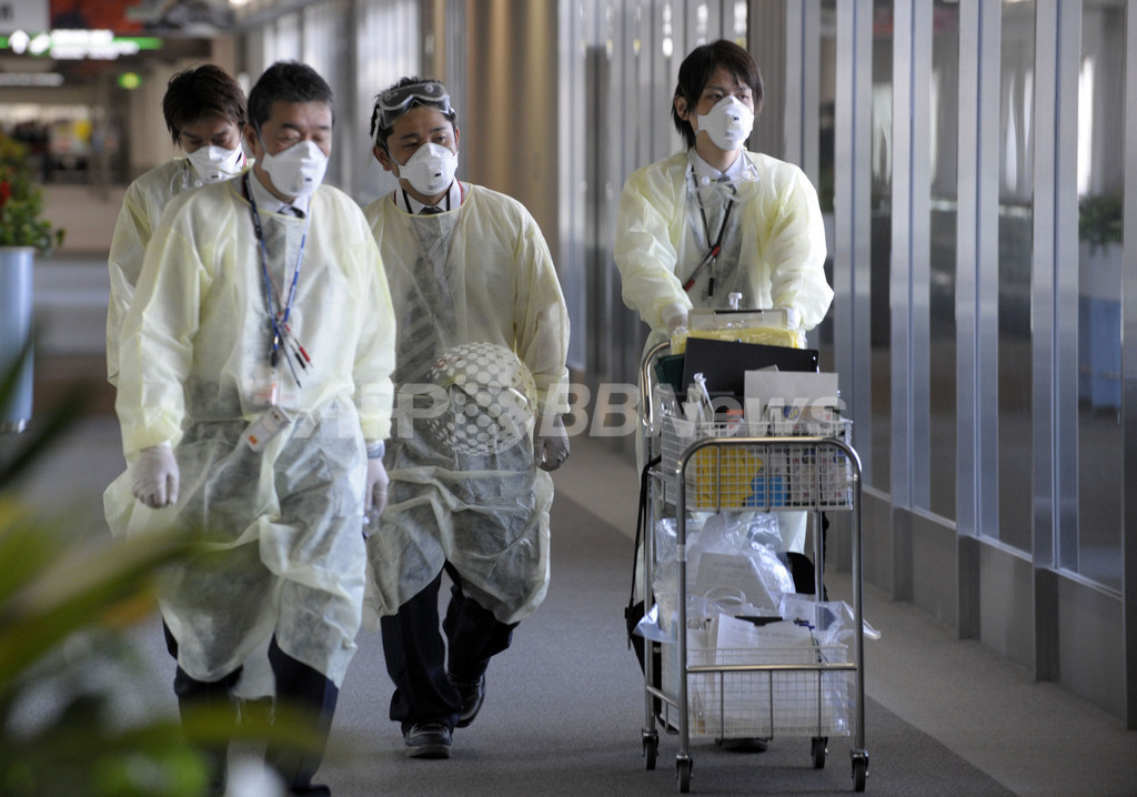 新型インフル感染疑いの5人は「陰性」、厚労省 新型インフル感染疑いの5人は「陰性」、厚労省