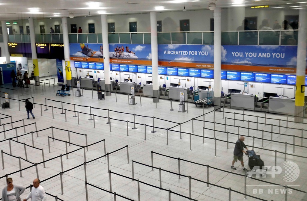 英旅行大手トーマス・クックが破綻、旅行者60万人足止め 写真12枚 国際ニュース:AFPBB News