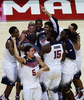 FIBAバスケットボール・ワールドカップ（FIBA Basketball World Cup 2014）決勝、米国対セルビア。優勝を喜ぶ米国の選手（2014年9月14日撮影）。(c)AFP/PIERRE-PHILIPPE MARCOU