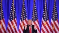米ニューヨークで記者会見するドナルド・トランプ次期大統領（2017年1月11日撮影）。(c)AFP/DON EMMERT