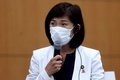 東京都内で行われた東京五輪に関する5者協議で発言する丸川珠代五輪相（2021年7月8日撮影）。(c)Behrouz MEHRI / POOL / AFP