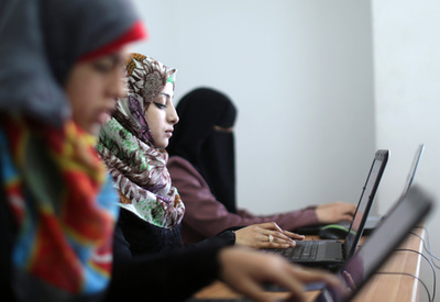 封鎖を破り外国から受注、ガザの新興IT企業