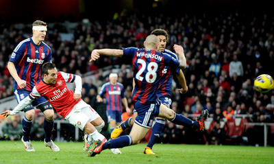 アーセナルがストークに辛勝