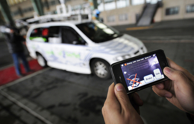 iPhoneで車を遠隔操作、ドイツ