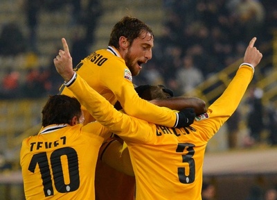 首位ユベントスがボローニャに勝利