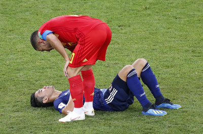 【写真特集】初のW杯ベスト8に届かず、ベルギー対日本