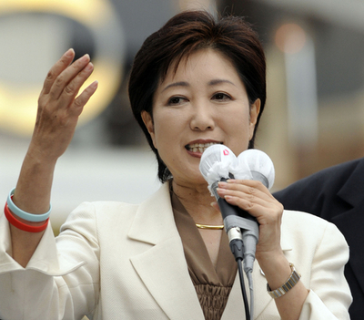 小泉元首相、小池氏支持を表明 自民党総裁選