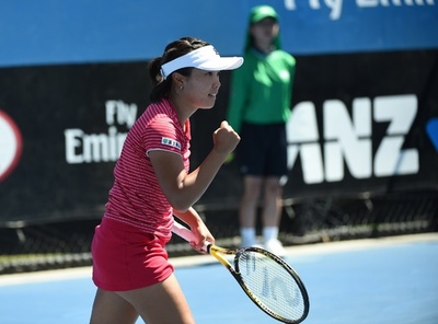 奈良がドダン下し初戦を突破、全豪オープン