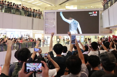 五輪中継で中国国歌ブーイング 香港警察が捜査、逮捕者も