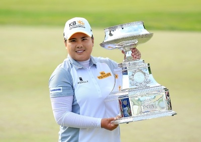 朴仁妃、大会3連覇で女王の座を奪還 女子PGA選手権
