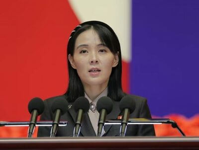 北朝鮮・金与正氏「韓国発無人機の領空侵犯、説明が不可欠」…「民間の仕業では済まされない」