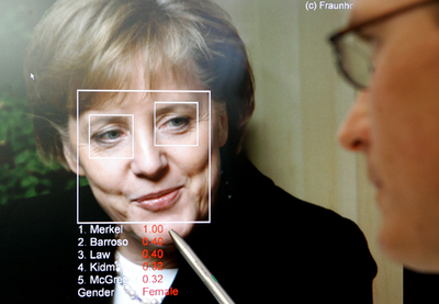 独社の顔認識ソフト、メルケル首相を見事認識