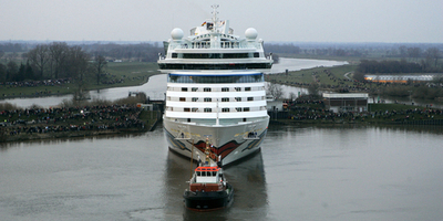 豪華客船アイーダベラ、就航間近、4月24日に初航海へ