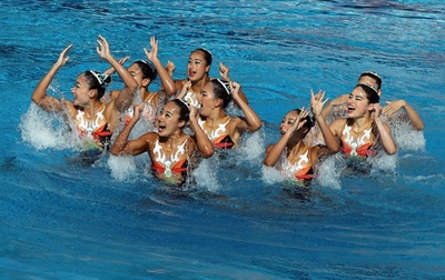 日本がチームFRで銅メダル 世界水泳AS