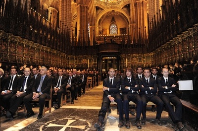 バルサ前監督ビラノバ氏の葬儀に1500人以上が参列