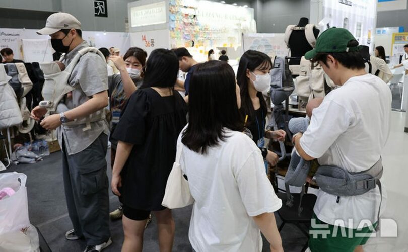 ソウル江西区のCOEXマゴクで開かれた「マムズホリック・ベビーフェア・マゴク」(c)NEWSIS