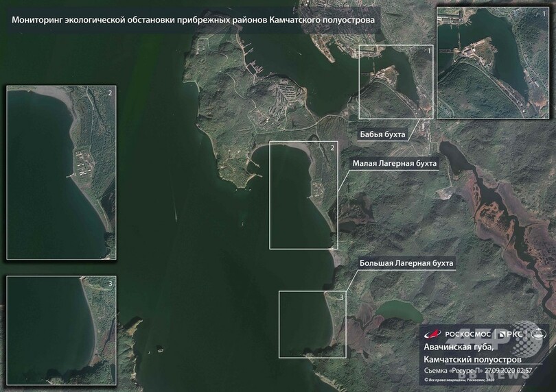 ロシア・カムチャツカ沖で海洋生物大量死、軍施設からロケット燃料流出か