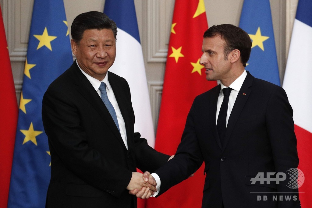 仏中首脳会談、欧州・中国の協力拡大呼び掛け 大型契約も調印